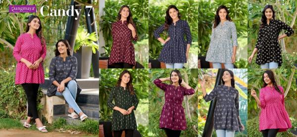 Rangmaya Candy 7 Fancy Wester Top Collection